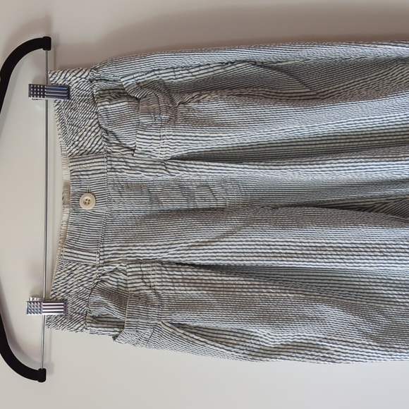 Free People Make A Stand Trouser in Blue & White Combo - Size XS - Picture 6 of 15